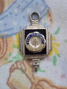 ✨ Vintage East Fairmont High School Enamel Charm / Pendant ✨